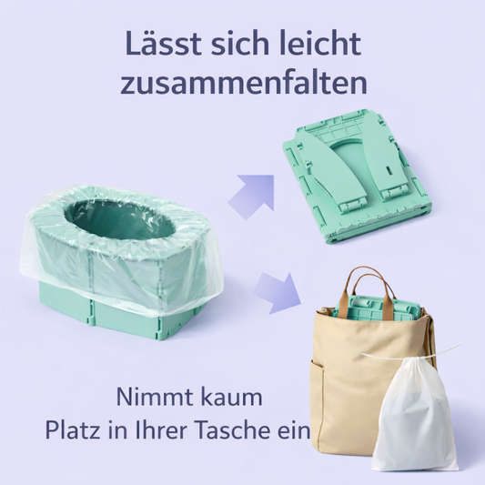 SauberGoᵀᴹ Tragbares Töpfchen